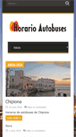 Mobile Screenshot of horario-autobuses.com