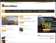 Tablet Screenshot of horario-autobuses.com